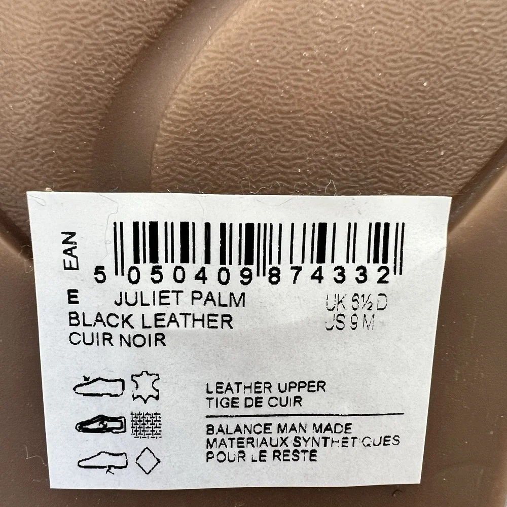 NEW! Clarks‎ Women's Juliet Palm Black Leather Loafer Women's Sz 9M Slip On